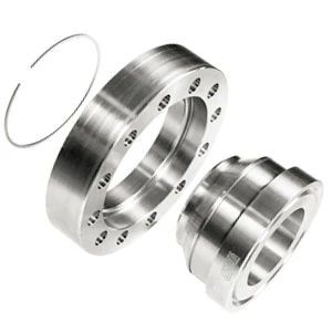Monel K500 Spiral takket Finish Swivel Ring Flens