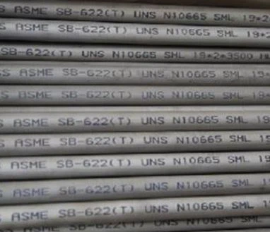 ASTM B622 UNS N10665 Hastelloy B2 sømløst rør