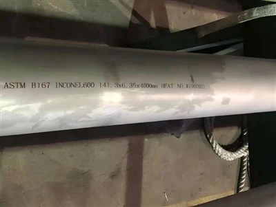 ASTM B167 Inconel 600 rør – 141,3×6,35×4000 mm